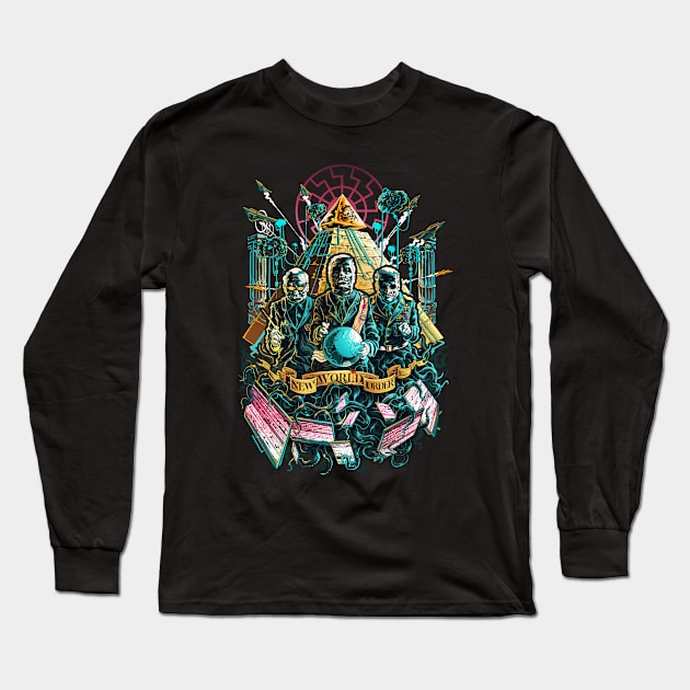 New World Long Sleeve T-Shirt by DiegoSpezzoni